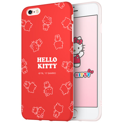 

Hello Kitty Apple, 6 / 6с телефон оболочки iPhone6 ​​/ 6с мультфильма все включено защитный рукав силикона мягкая оболочка падение сопротивления 4,7 дюйма * Red Phantom Кэти