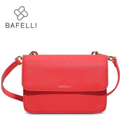 

BAFELLI shoulder handbags fashion luxury china mini flap crossbody bag red black hot sale bolsa feminina women's messenger bag