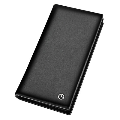 

Goldlion mens wallet mens simple wallet casual fashion mens ticket holder MW735471-41991 black cross section