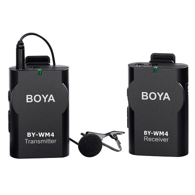 

Boya (BOYA) BY-WM4 SLR camera 5D2 6D mobile radio broadcast interviews microphone professional recording lapel wheat black