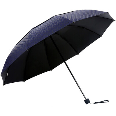 

Paradise umbrella to strengthen the double-layer breathable impact black plastic 30 umbrella 7841E navy