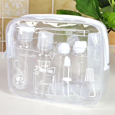 

Blue Orange LYCEEM Bottles Bottles Bottles Drives Washing Sets Washing Supplies Bottles Bottles Packaging Equipment Travel Supplies Long Distance 10 Piece Set