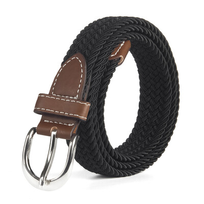 

Hanmeng HONMENG Г-жа Тонг пояс Холст Pin Buckle Повседневный тканый пояс C Stretch C3 Черный 95