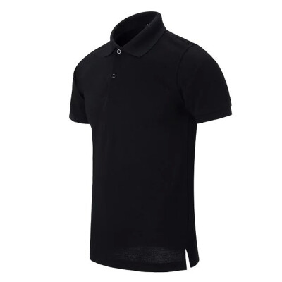 

Men Cotton Polo Shirt Man Fashion Short Sleeve Tops Tees