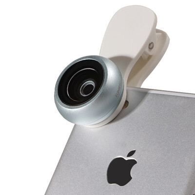 

Curiosity LIEQI F-505 mobile phone lens wide-angle fisheye macro three-in-one suit Apple iphone Huawei selfie SLR external camera blue