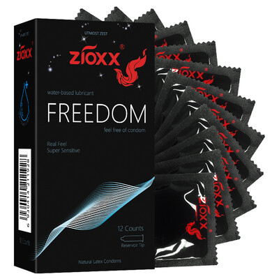

Zoxx World's Thinest Freedom Hydro Condoms, Water based, 12 Pack