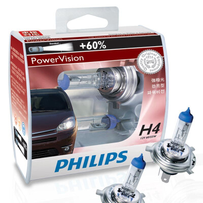 

Philips PHILIPS strong Aurora H4 upgrade car light bulbs 2 loaded bright 60 increase 25 m color temperature 3250K