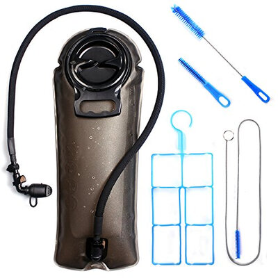 

3L Hydration Water Bladder Reservoir&Cleaning Kit for Backpacking Biking Hiking&Camping
