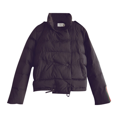 

Cotton women short section 2017 anti-season clearance Korean version of down cotton Stand collar a small jacket Bread jacket thick