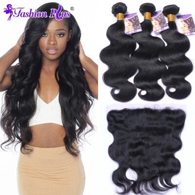 

7A Brazilian Virgin Hair with Closure Brazilian Hair Brazilian Body Wave 100% Virgin Human Hair Bundles Hair Extension