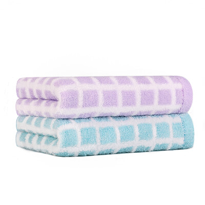 

New Jia Bai towel cotton facial tissues wash towel color bar double towel two loaded red blue each one Jingdong own Jingdong own brand