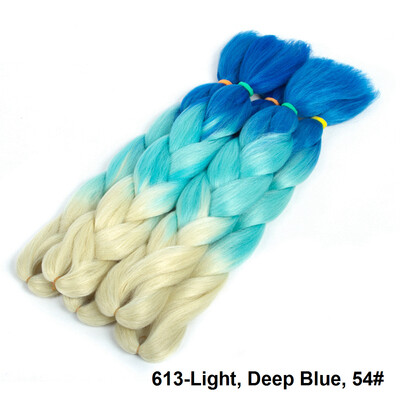

1-pack 24 "Afro Jumbo Braids Наращивание волос Высокая температура Kanekalon Синтетическое волокно Вязание крючком для волос Подар