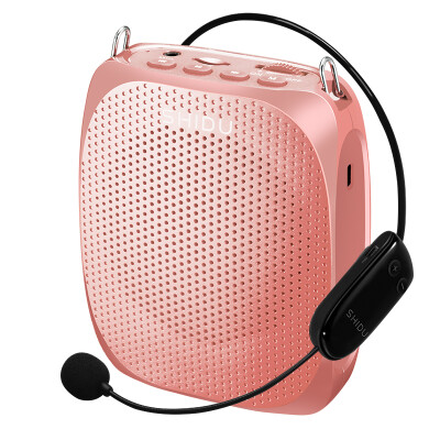 

ShiDu SD-S615 UHF wireless loudspeaker teaching private Bee Tour waist hanging portable high-power amplifier rose gold