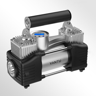 

yantu Portable 12V Auto car Air Compressor Car Tyre Inflator Pump Toolbox for convenient use