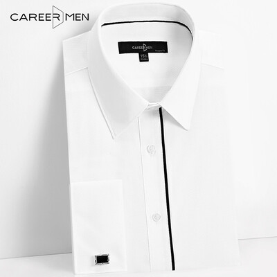 

CareerMen Мужская мода элегантный простой рубашки длинный рукав Высокое качество