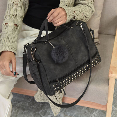 

DALFR PU Leather Bags for Women Solid Fashion Luxury Handbags Women Bags Designer Top-Handle Messenger Bags Famous Brands