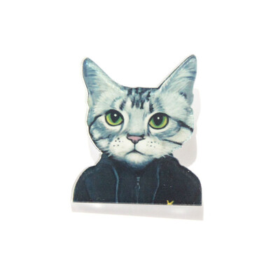 

Gernro Акриловые Значок Pin на рюкзак Кошки Значки для одежды