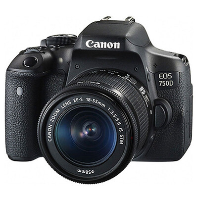 

Canon EOS 750D SLR kit EF- 18-55mm f 35-56 IS STM lens