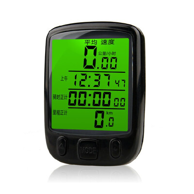 

Osagie 563B bike intelligent code table tachometer cable odometer thermometer mountain bike riding equipment cycling accessories Chinese luminous super waterproof
