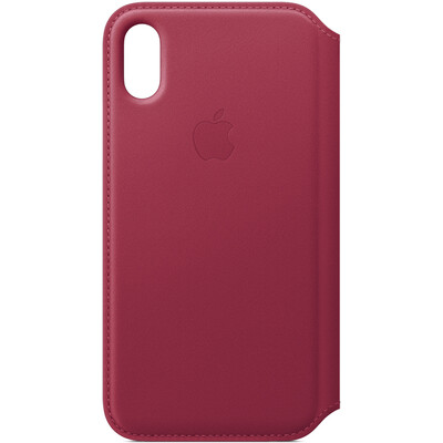 

iPhone X Leather Protector - Berry
