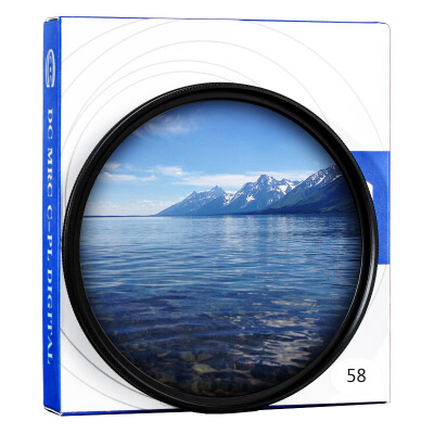 

C & C Polarizer UV Lens Filter DC MRC CPL 77 мм Ультратонкий многослойный водонепроницаемый поляризационный фильтр Темное небо Устранение отражения