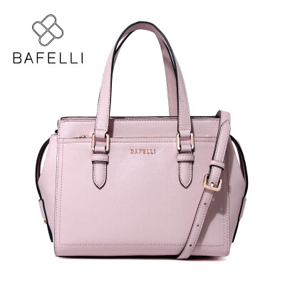 

BAFELLI fashion split leather shoulder handbag for women crossbody tote bag red pink black bolsa mujer women messenger bag