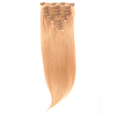 

Chorliss Clip In Hair Extensions 6Pcs/Pack Human Straight Hairpiece Brazilian Remy Hair 14” 16" 18" 20"