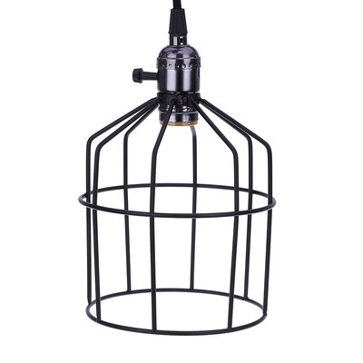 

Retro Pendant Cage Wire Lamp Guard Hanging Light