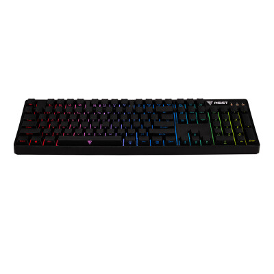 

INSIST) 90S RGB colorful backlit game mechanical keyboard 104 key Jisi Jedi survival of the chicken keyboard cherry cherry black axis