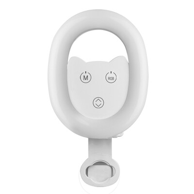 

Multifunctional Selfie Ring Light 3 Light-colors Optional with 38pcs WarmCool White 12pcs Multi-color LED Light-beads Perfect for