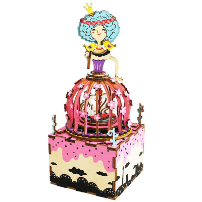 

If the state Christmas gifts children&39s three-dimensional wooden puzzle hand assembled music box - Princess Swan 405