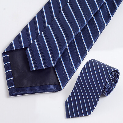 

Yuzhao Lin YUZHAOLIN Men&39s formal wear business tie wedding groom striped tie gift box classic blue&white grid