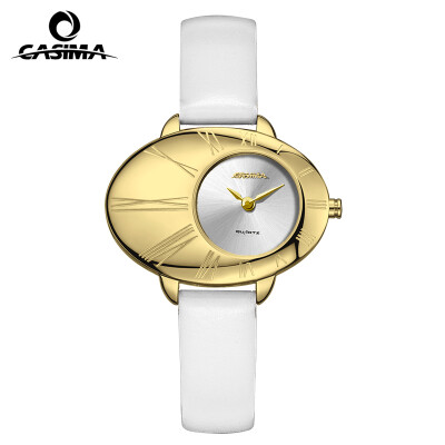 

Luxury brand watches women fashion grace womens quartz wrist watch ladies Leather waterproof CASIMA2622