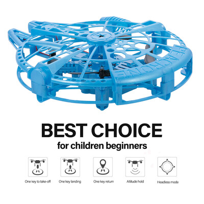 

2212A Drone for Kids Mini RC Drone Spaceship Toy UFO 24G 4CH Altitude Hold Headless Mode RC Quadcopter