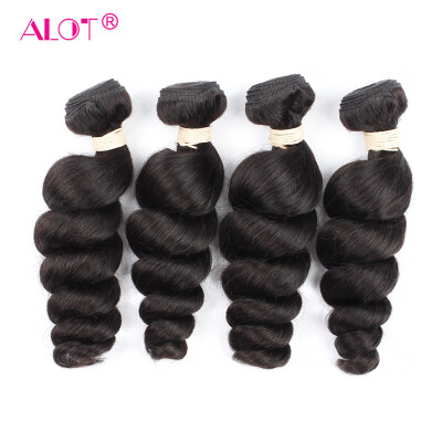 

Alot Cheap Unprocessed 7A Brazilian Virgin Loose Wave 4 Bundles Weave Human Hair Hot Sell Virgin Brazilian Loose Wave Human Hair