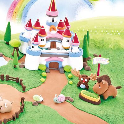 

Southland infants and young children's toys puzzle non-toxic handmade DIY color mud mud space color ultra-light clay set 838A-46
