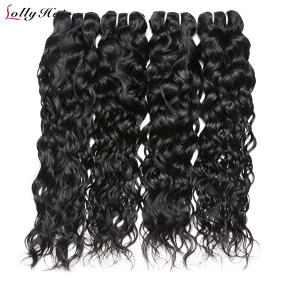 

4 Bundles Peruvian Virgin Hair Water Wave Virgin Mink Peruvian Curly Hair Water Wave Wet and Wavy Peruvian Hair Bundles Weave