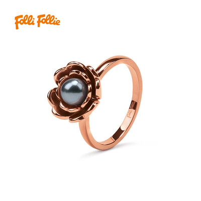 

Жа Folli Follie Folli Follie ФЛЕР МУЗА Серия розового золота кольцо 3R16T056RDA 54