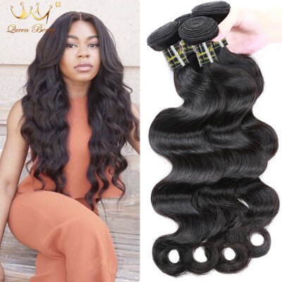 

Queen Berry Brazilian Body Wave Virgin Hair 1pc100% Unprocessed Virgin Hair Factory Selling 8A Cheap Hair Weave Online