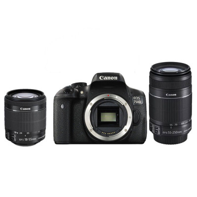 

Canon EOS 750D SLR Kit EF-S 18-55mm f 35-56 IS STM EF-S 55-250mm f 4-56 IS STM