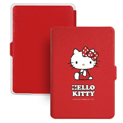 

Hello Kitty зажигать версию 558 новых Kindle электронных книг мультфильма защитного рукава популярных брендов Hello Kitty сидит спящую кобуру