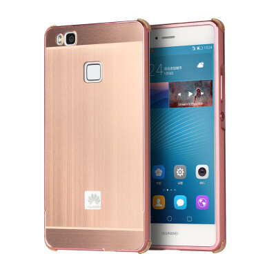 

Luxury Case for Huawei P9 Lite Aluminum BumperAcrylic Panel Back Glossy Business Cover for Huawei G9 Lite