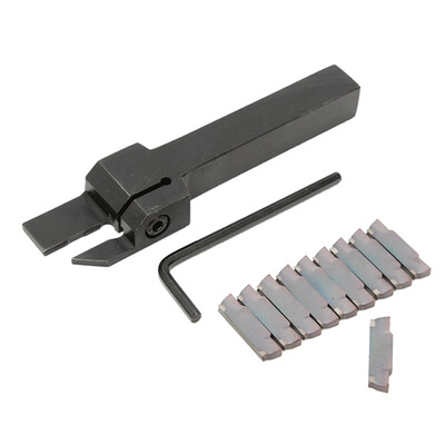 

MGEHR1212-3 Lathe Cut-Off Grooving Parting Tool Holder 10Pcs MGMN300 Inserts Wrench