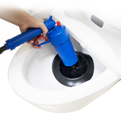 

Safe big air pressure toilet duster home toilet kitchen floor drain pipe plug to clear the tool a gun
