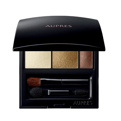 

Oupo Lai (AUPRES) eye shadow three-color eye shadow 4g (102 earth light brown) (delicate skin-friendly, easy to extend