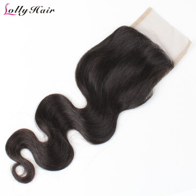 

Malaysian Body Wave Hand Tied Swiss Lace Closure Fashion 7A Unprocessed Virgin Human Hair Lace Closure 4*4Can Be Dyed and Bleached