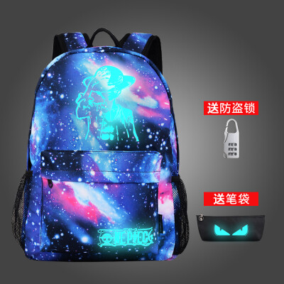 

Fashion trends, night sky, shoulders, men and women, Korean and Korean sports backpack, junior high school students, schoolbag, ca