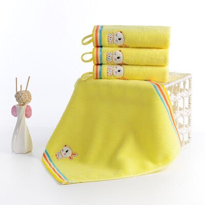 

Sunvim towel A class non-fluorescent 32S / 2 super soft yarn combed cotton colorful time towel single small towel yellow 34 * 35cm 47g / Article