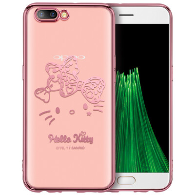 

Hello Kitty OPPO R11 телефон оболочки / защитный рукав мультфильм прозрачная мягкая обложка покрытие Выдерживает падение силиконовые рукава бабочка