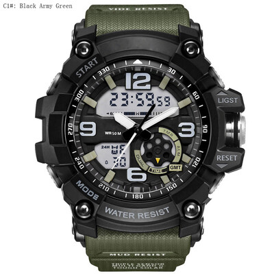 

Fashion Brand Sports Watches Men LED Digital Quartz Wristwatch Water Resistance 30M